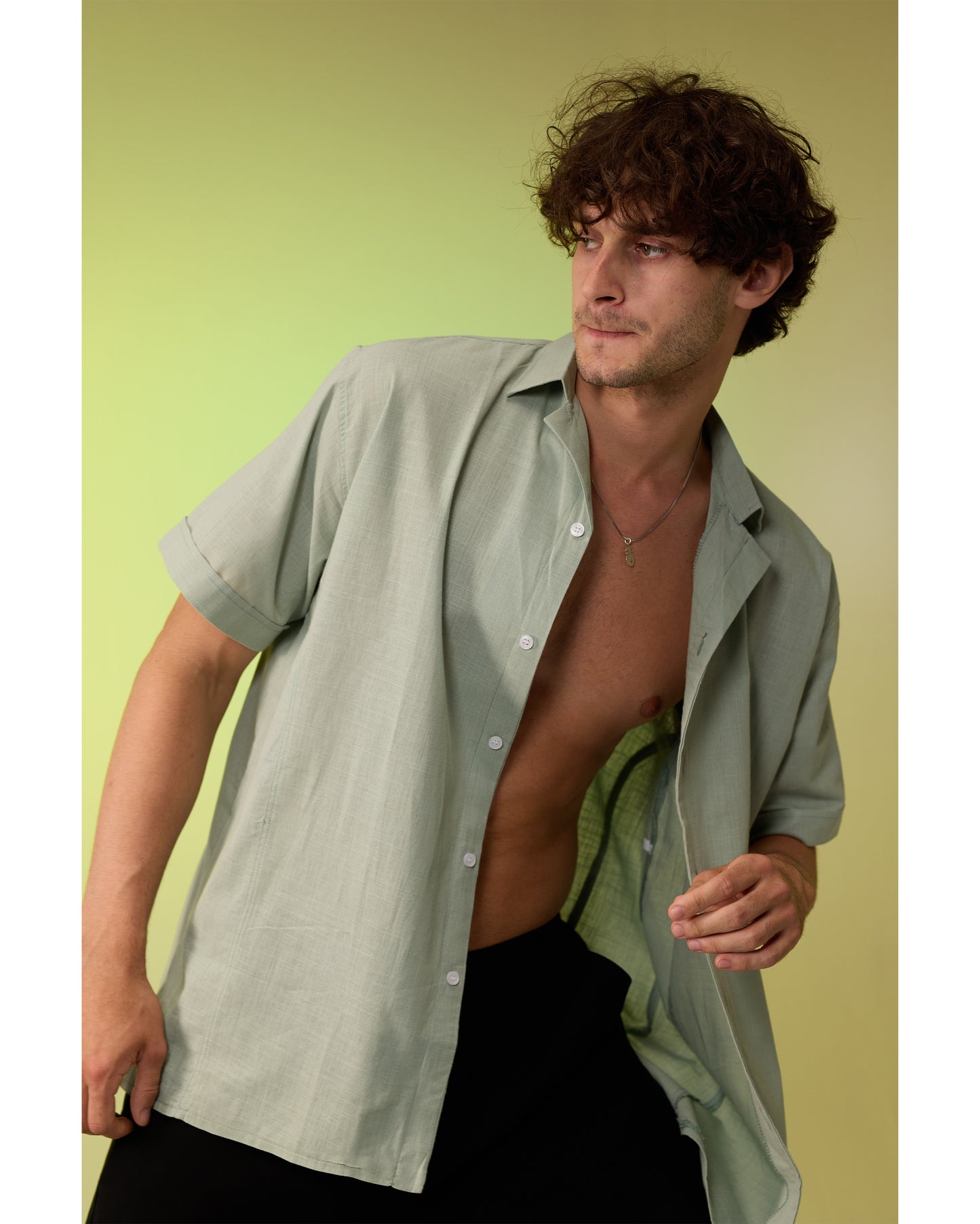 The Light olive shirt