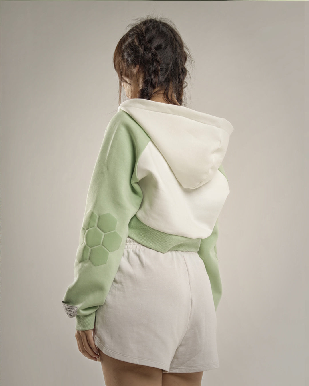 CROPPED JUMPER FOR HER SNOW  X  MINT